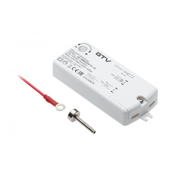 Screw touch switch, max. 500 W, AC220-240V, IP20, 2 m image 1