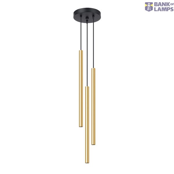 PASTELO 3P GOLDEN GLOSS HANGING LAMP G9 3X8W IP20 image 8