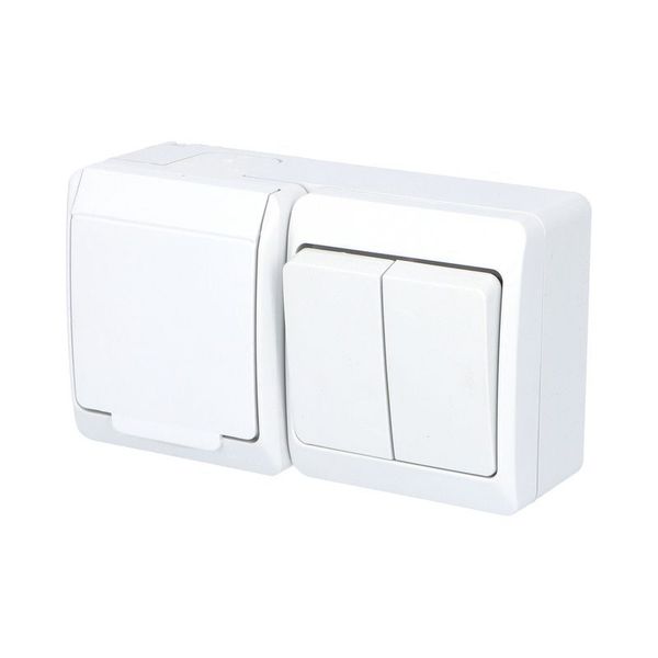 HERMES SOCKET 2P+Z + DOUBLE POLE SWITCH image 2
