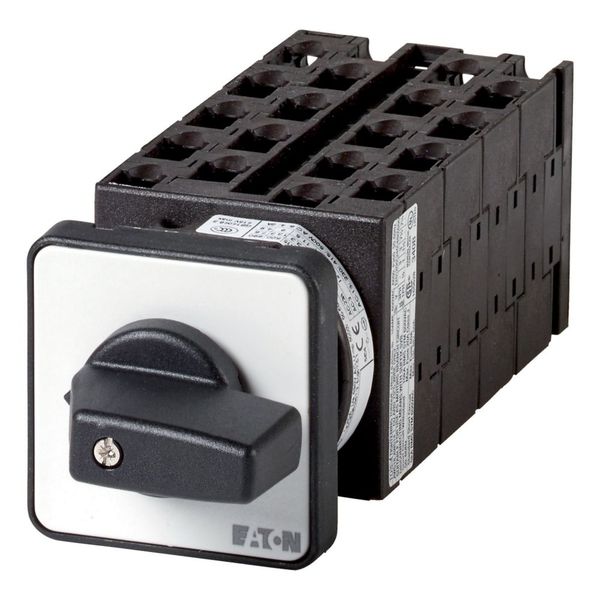 T0-9-8365/E Changeoverswitches, T0, 20 A, flush mounting, 9 contact unit(s), Contacts: 18, 60 °, maintained, With 0 (Off) position, 1-0-2, Design number 8365 image 3