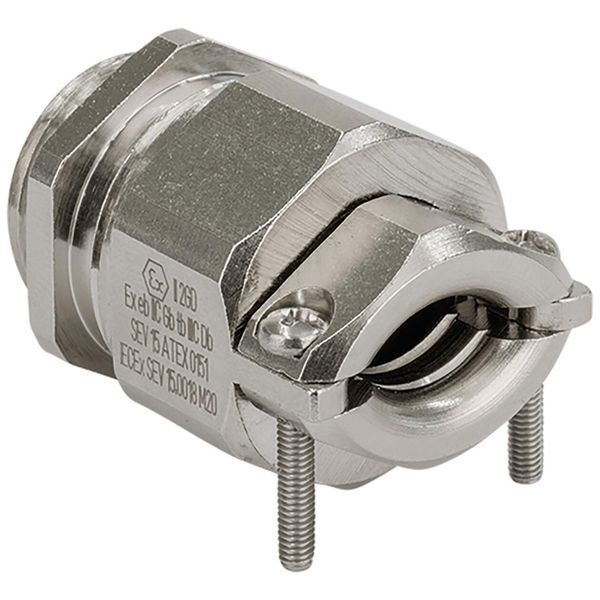 Cable gland Progress brass KB M32x1.5 Ex e II cabel Ø 17.0-25.5 mm image 1