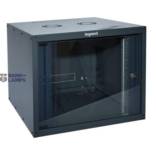 Wallmount fix cabinet Linkeo 19 inches 12U 600mm width 600mm depth image 3