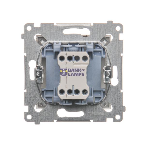 Key with the "cross" pictogram for switches and electronic controllers, Bronze matt, metalic image 1