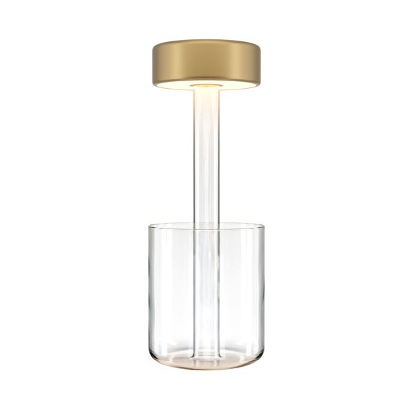 Modern AI Collaboration Battery lamp Gold image 1