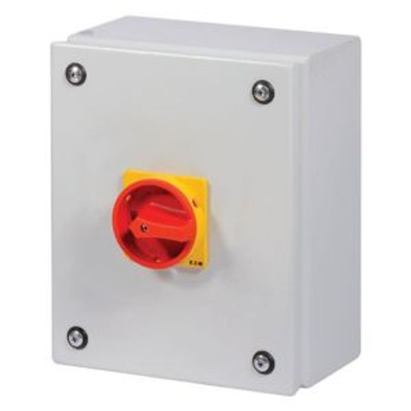 T3-3-15683/SE2/SVB Main switch, T3, 32 A, surface mounting, 3 contact unit(s), 3 pole, 2 N/O, 1 N/C, Emergency switching off function, Lockable in the 0 (Off) position, image 4
