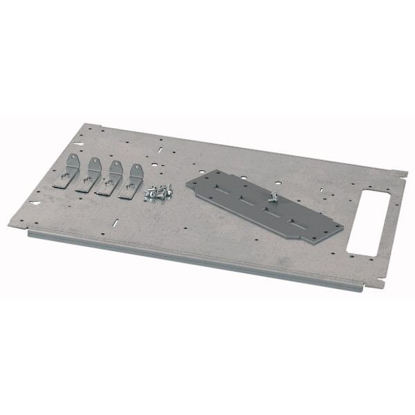 XMN341406-630-BF Mounting plate for  W = 600 mm, NZM3 630A, vertical image 1