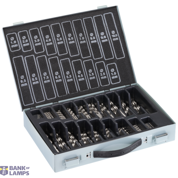 100 pcs Metal Drilling Bit Set image 1