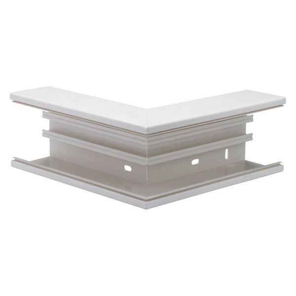 PLASTIC WALL DUTCH OUTSIDE CORNER H100xD70 WHITE RAL9010 image 2