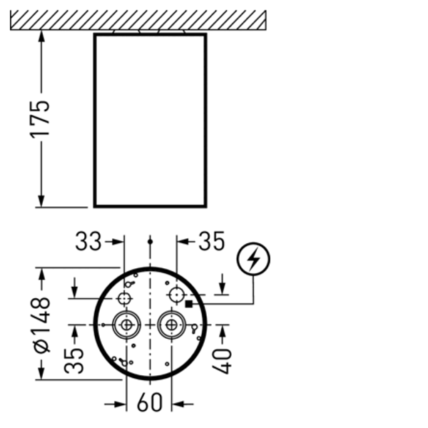 Downlights Sonnos Lens White around ETDD 16,50W 2000lm Very Wide Flood (VFL) IK06 3 SDCM 9002016769 image 1