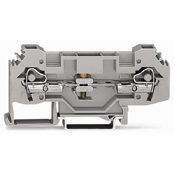2-conductor disconnect/test terminal block for DIN-rail 35 x 15 and 35 image 1