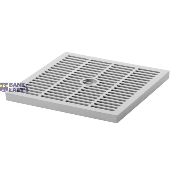 HIGH RESISTANCE GRIDDED COVER - GREY - FOR SQUARE ACCES CHAMBER 400X400X400 image 1