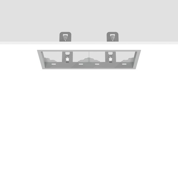 Recessed frame L 362 B 194 H 2 colour: silver image 1