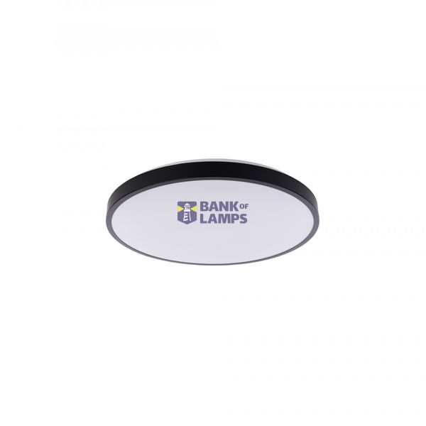 AGNES ROUND LED BLACK 22W 3000K IP44 image 1