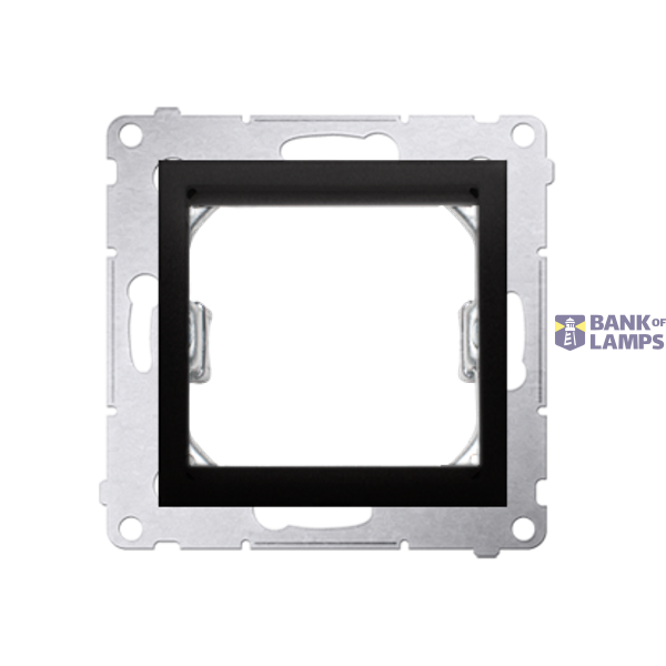 Transition adapter for 45x45 mm fitting type, black matt image 1