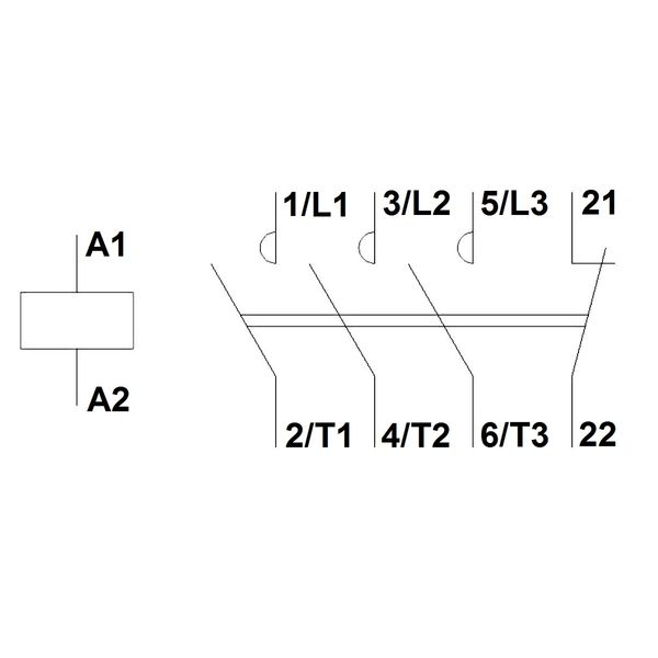 Contactor 3-pole, CUBICO Mini, 4kW, 9A, 1NC, 230VAC image 4
