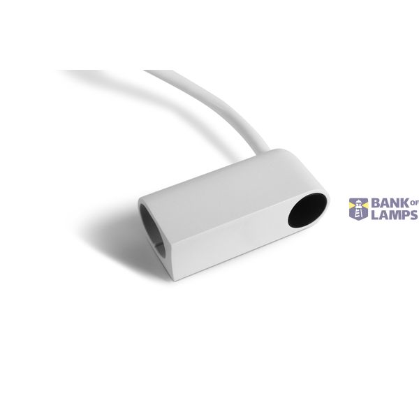 42004PA/W WHITE P&P POWER SUPPLY CABLE END CAP IP20 image 1