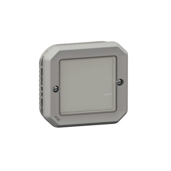 CONNECTED LIGHT DIMMER SWITCH WITHOUT NEUTRAL 5-125W LED PLEXO MECH GREY image 1