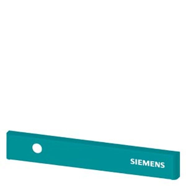 SIVACON, trim strip, W: 400 mm, above the door with Siemens logo image 2