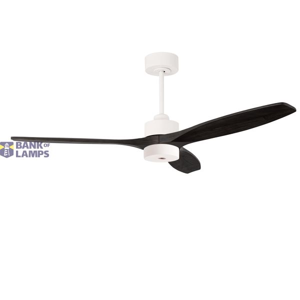 Fan Stem Evo ø1220mm Play White with Black Blades image 1