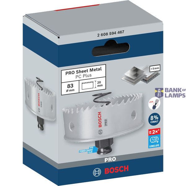 PRO Sheet Metal Power Change Plus Hole Saw 83 mm image 1