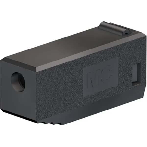 2 mm insulating grommet, solder connection, 0.5 mm², black, 22.2030-21 image 1