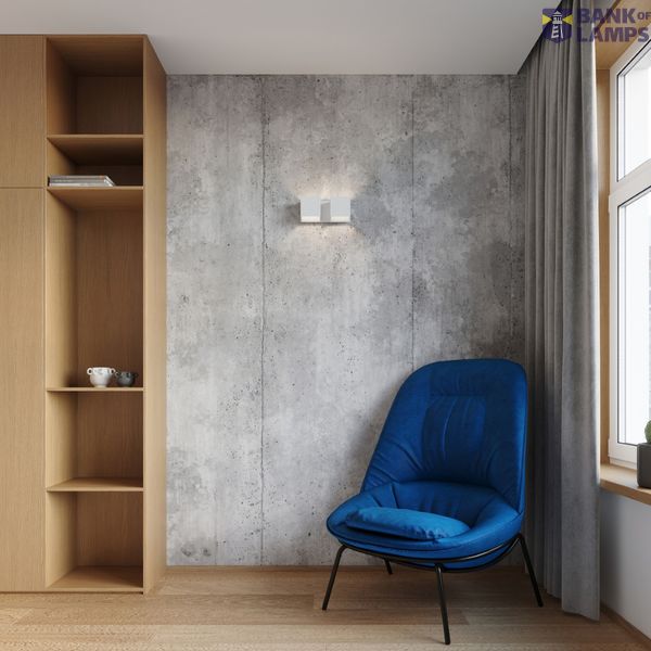 Wall lamp QUAD 2 white G9 2x40W IP20 image 6