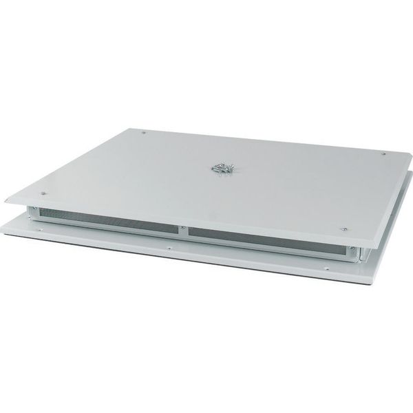 XTSZPTAV4-W1100 Top plate, ventilated, W=1100mm, IP42, grey image 3