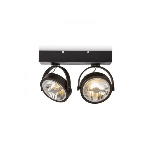 KELLY LED II DIMM wall black 230V LED 2x12W 24° 3000K image 1