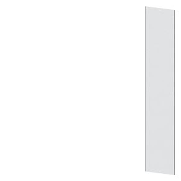 SIVACON side panel/rear panel, closed, IP40, H: 2200 mm, W: 400 mm, RAL 7035 image 1