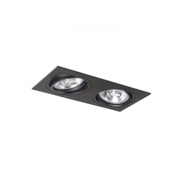 PASADENA G53 SQ II black 230V LED G53 2x15W image 1