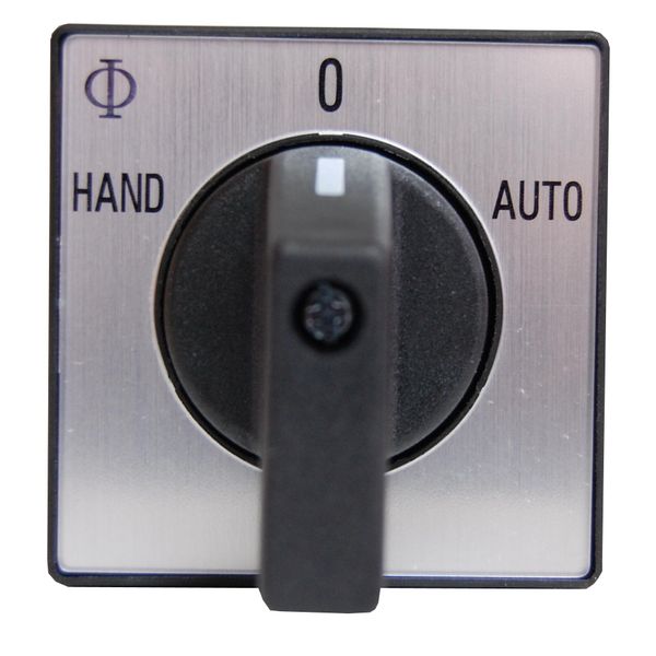 Change-over Switch w.central mounting 20A 2-pole Hand-0-Auto image 1