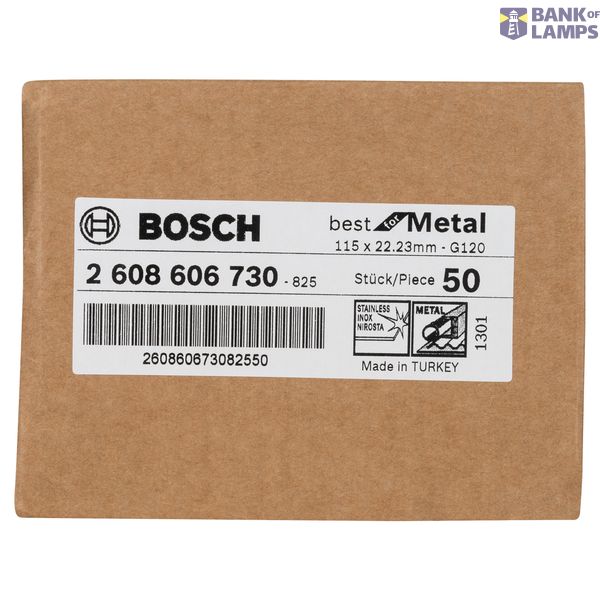 Fibre sanding disc R574, Best for Metal D= 115 mm; G= 120 image 2
