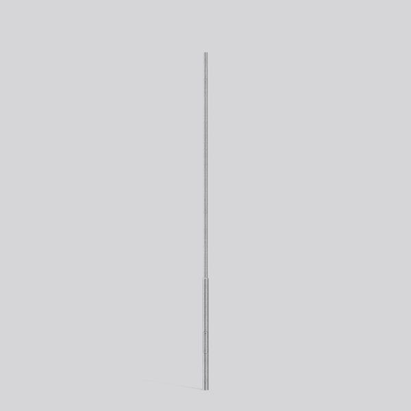 Steel pole D 114 H 6000 d 76 colour: uncoated image 2