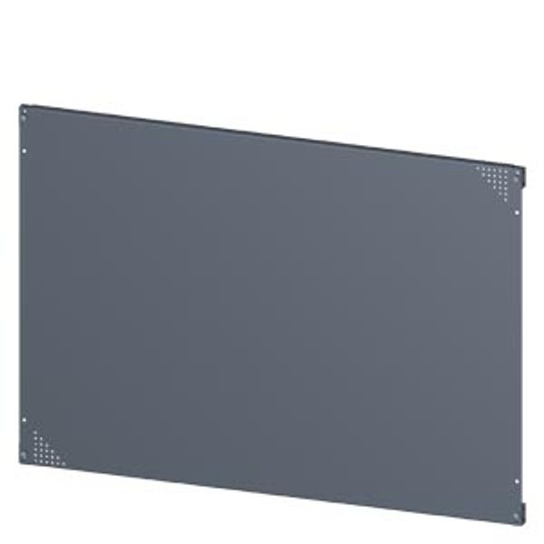 SIVACON, mounting plate, mounting with bracket, perforated, H: 800 mm, W: 1200 mm, zinc-plated The image 1