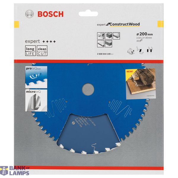 Circular saw blade Expert for Construct Wood 200 x 30 x 2,0 mm, 30 image 2