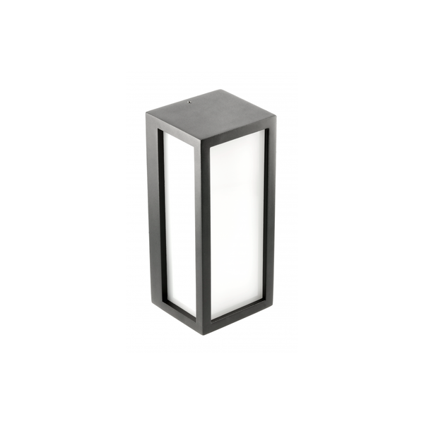Facade luminaire VASTI, E27, max. 12 W, IP54, black image 1