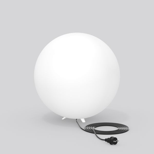 HB 311, white, on/off Garden luminaires, D 500 H 500, Plastic (PE) opa image 1