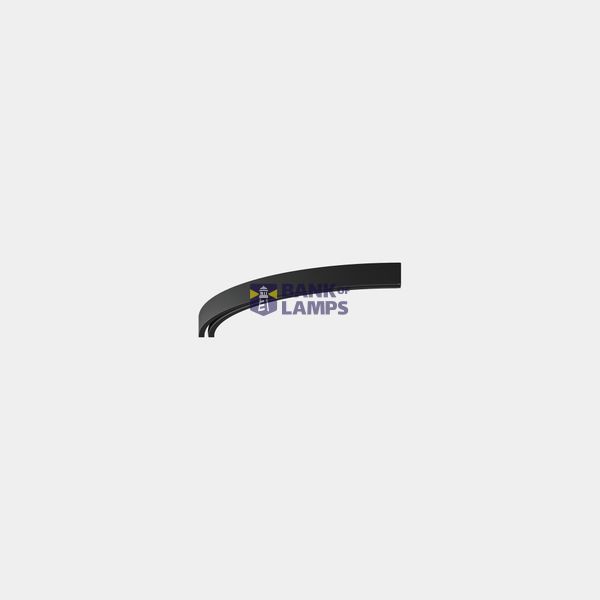 Metallic black curverd track image 1