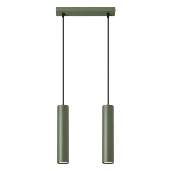HANGING LAMP LAGOS 2 OLIVE GREEN 2XGU10 image 1