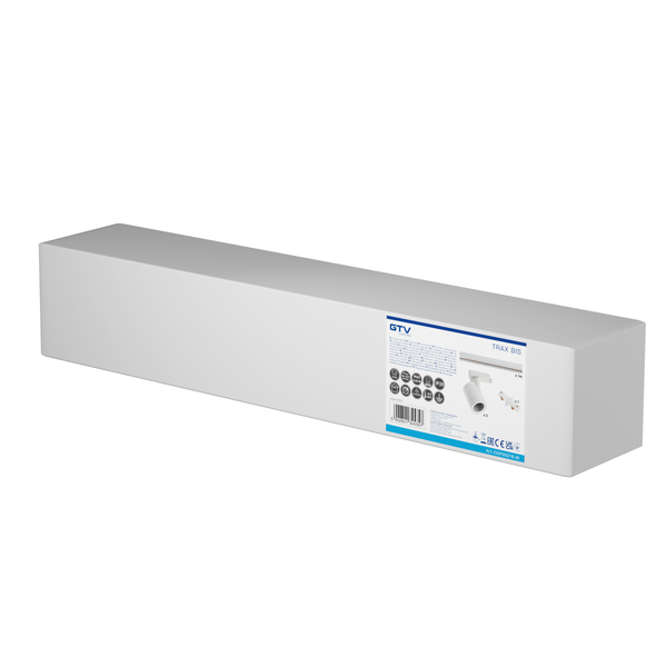 TRAX BIS single-phase set, 3*GU10 Bulbs, max. 3*20 W, track 1 m, white image 3