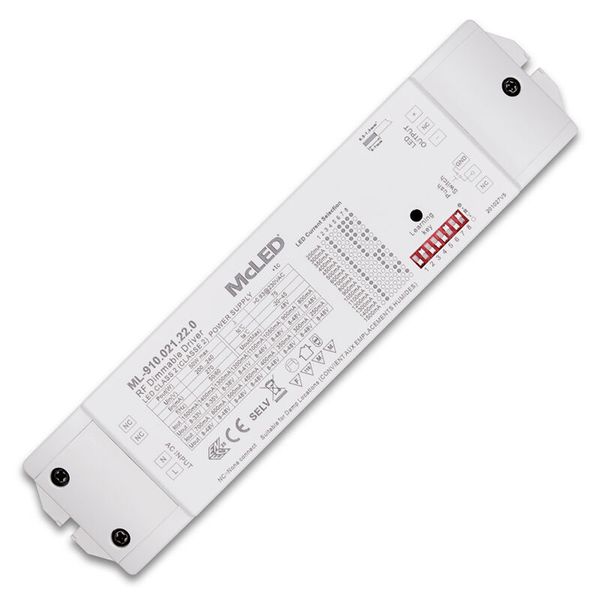 RF dimmable driver 50W, output voltage DC 8-48V, output current 250-1500mA image 1