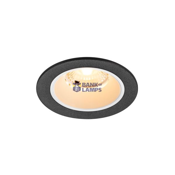 NUMINOS© S recessed ceiling light 3000K 40ø IP20 round bl/wh image 1