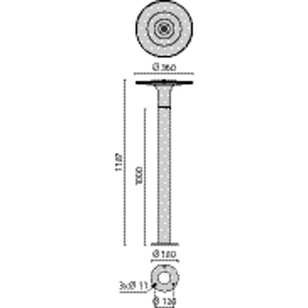 MINI POST6L PIN C/EW DIM1/10V11W 840 image 8