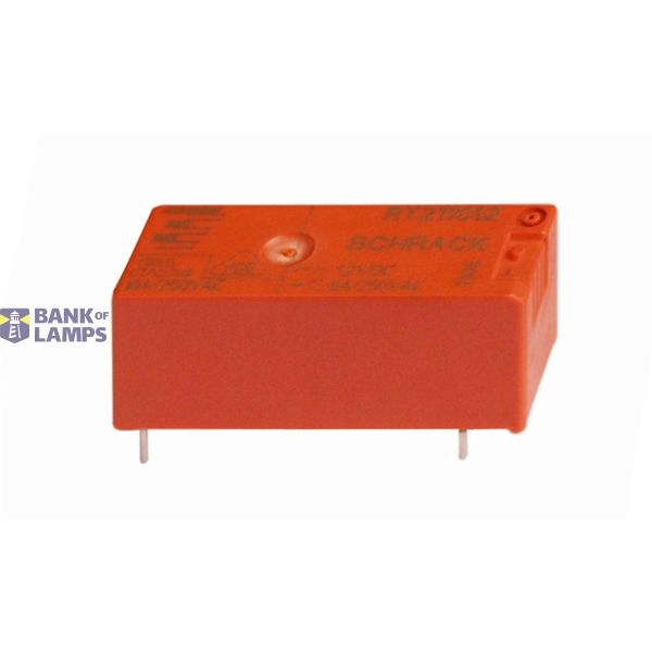 PCB Relay 1 C/O 12VDC 8A pinning 3.2mm image 1