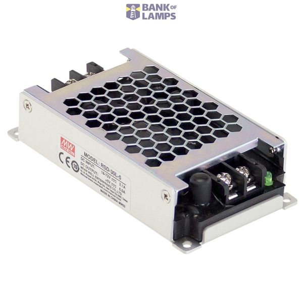 RSD-30L-5 DC/DC Converter 18-72V:5V 6A 30W, MEAN WELL image 1
