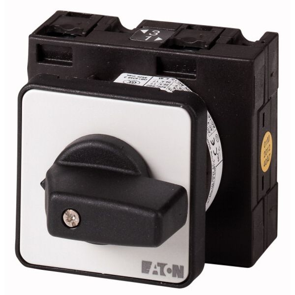 T3-3-8901/EZ On-Off switch, 3 pole + N + 1 N/O + 1 N/C, 32 A, 90 °, center mounting image 1