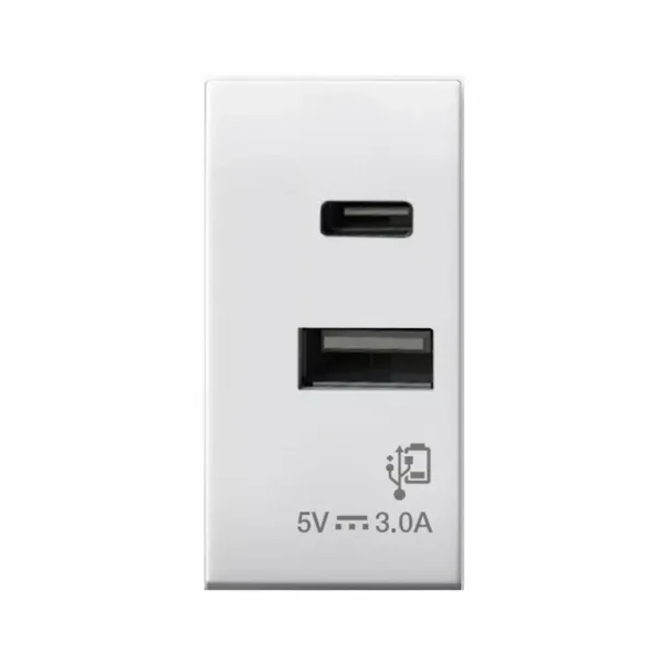 USB CHARGER TYPE A-C 3A DOMUS 1M image 1