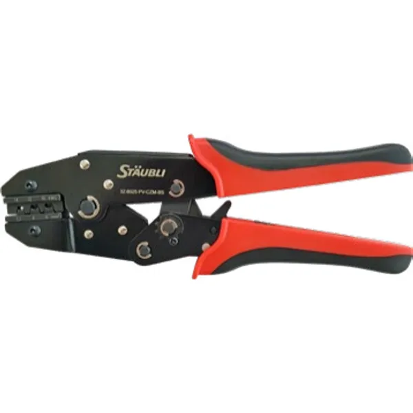 Crimping plier for PV connectors, 2.5-6.0 mm², AWG 14-10, Stäubli Electrical Connectors 32.6025 image 1