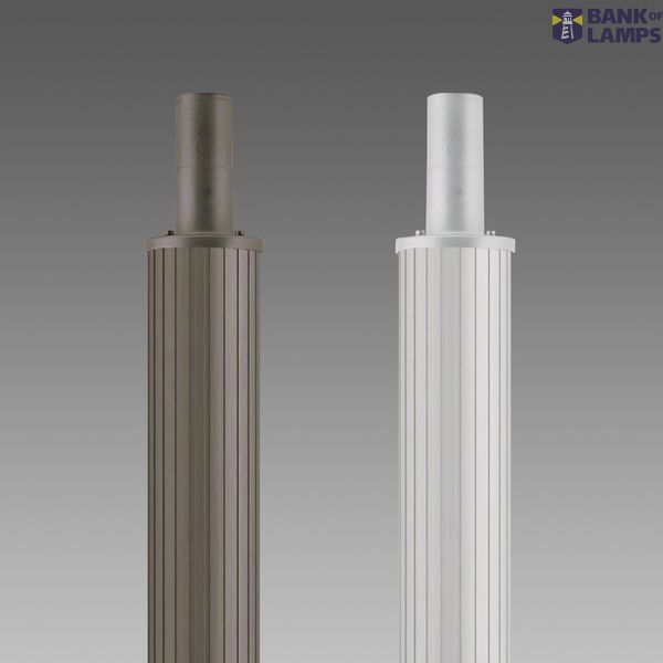 FLUTED POLE W/BASE 1408 H=4100 OXIDIZED image 1