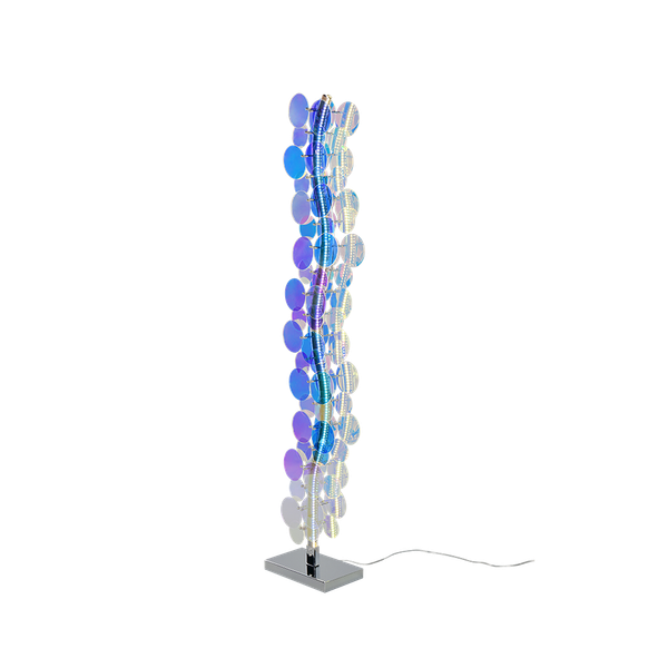 Pulse LED floor lamp chrome image 1